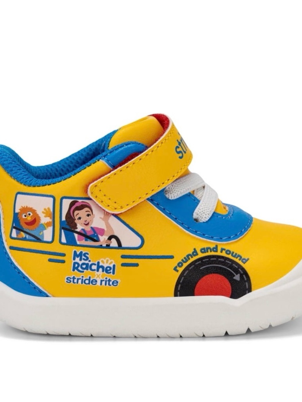 Stride Rite Yellow & Blue Ms. Rachel Toddler Sneaker